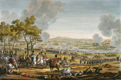 Die Schlacht von Wagram, 7. Juli 1809, graviert von Louis Francois Mariage von Jacques Francois Joseph Swebach